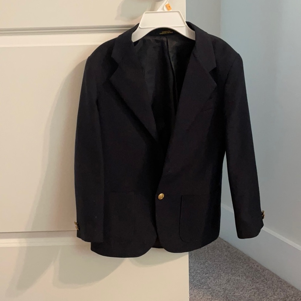 Van Heusen size 10 regular navy boys jacket
